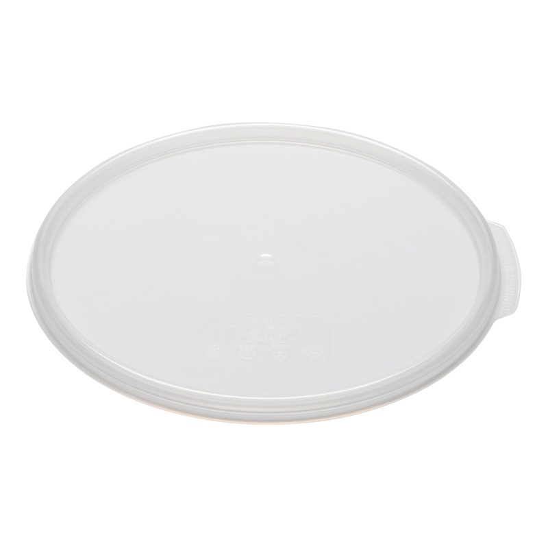 Cambro Camwear Round Food Storage Container Seal Lid, Translucent