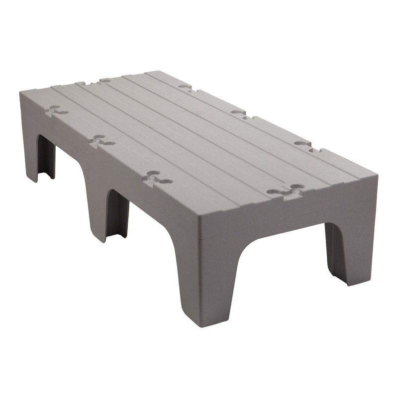 Cambro Solid Dunnage Rack, Grey