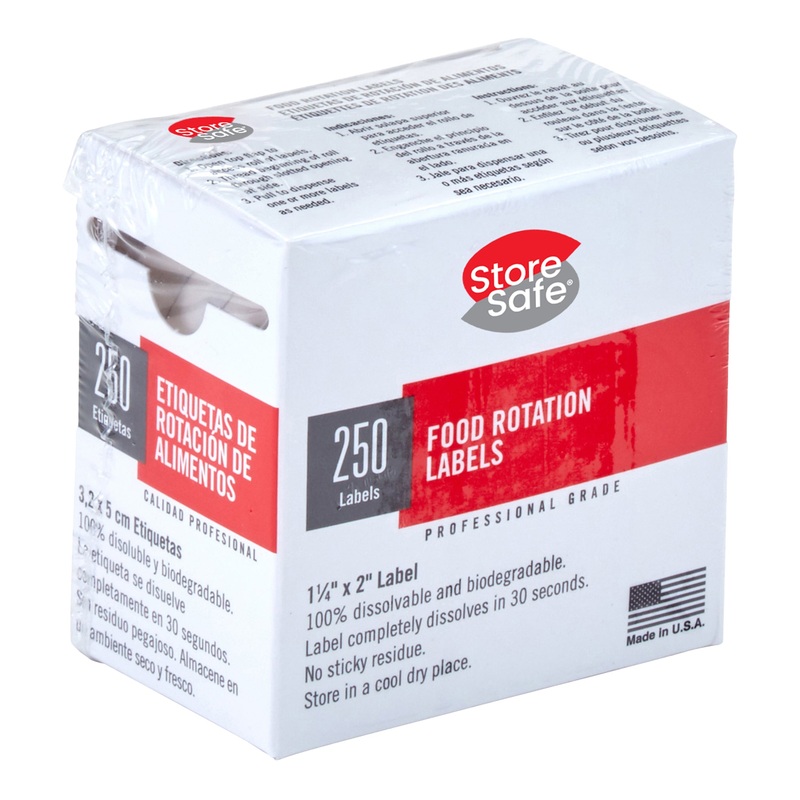 Cambro StoreSafe Food Rotation Labels