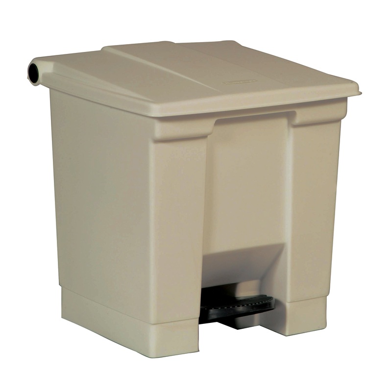 Rubbermaid Legacy Step-On Container, Beige, FINAL SALE