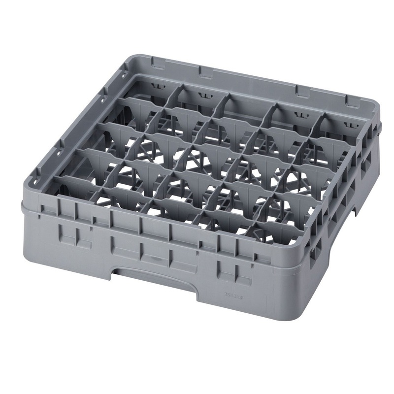 Cambro Camrack Glass Rack, 25 Compartment, Grey