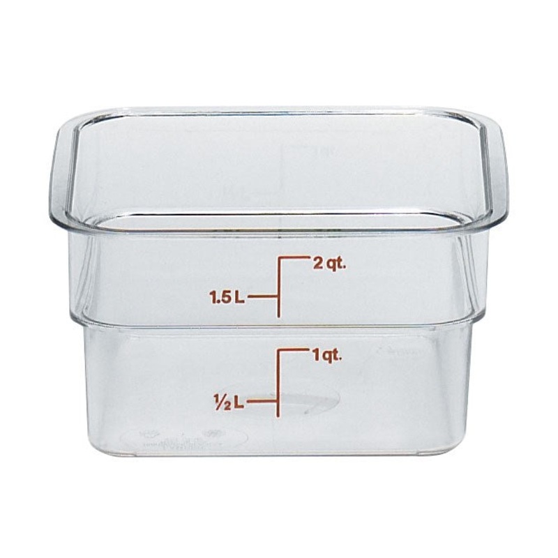 Cambro CamSquare Food Storage Container, Clear