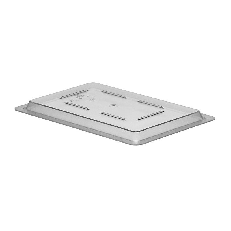 Cambro Camwear Food Storage Box Flat Lid, Clear