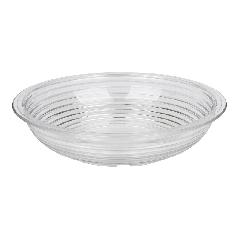 Cambro Camwear Round Ribbed Bowl, Clear