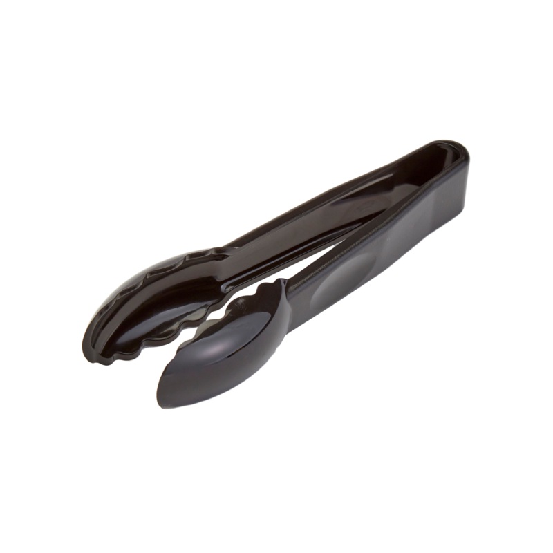 Cambro Camwear Scallop Grip Tongs, Black