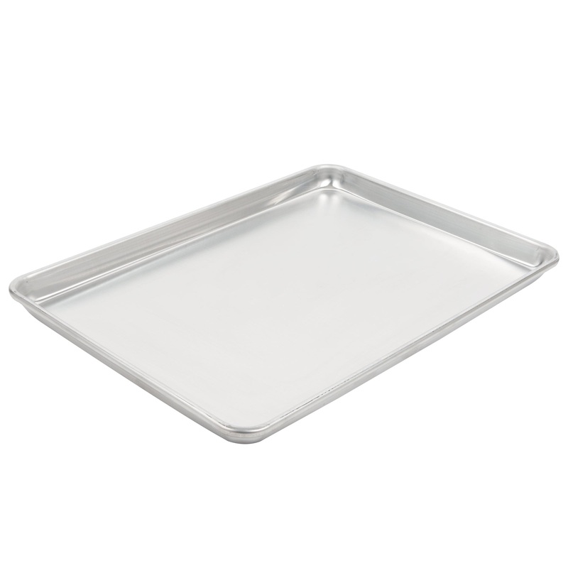 Vollrath Wear-Ever Heavy-Duty Bun Pan, Wire Rimmed, 18 Gauge Aluminum