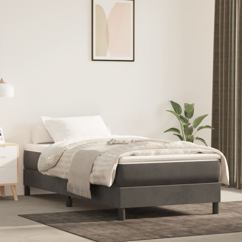 Matelas de lit  ressorts ensachs 80x220x20 cm velours
