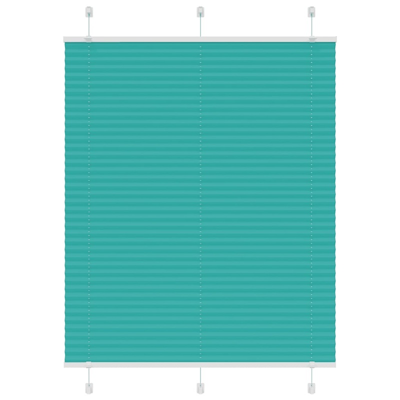 Store pliss vert ptrole 110x100cm largeur du tissu 109,4cm
