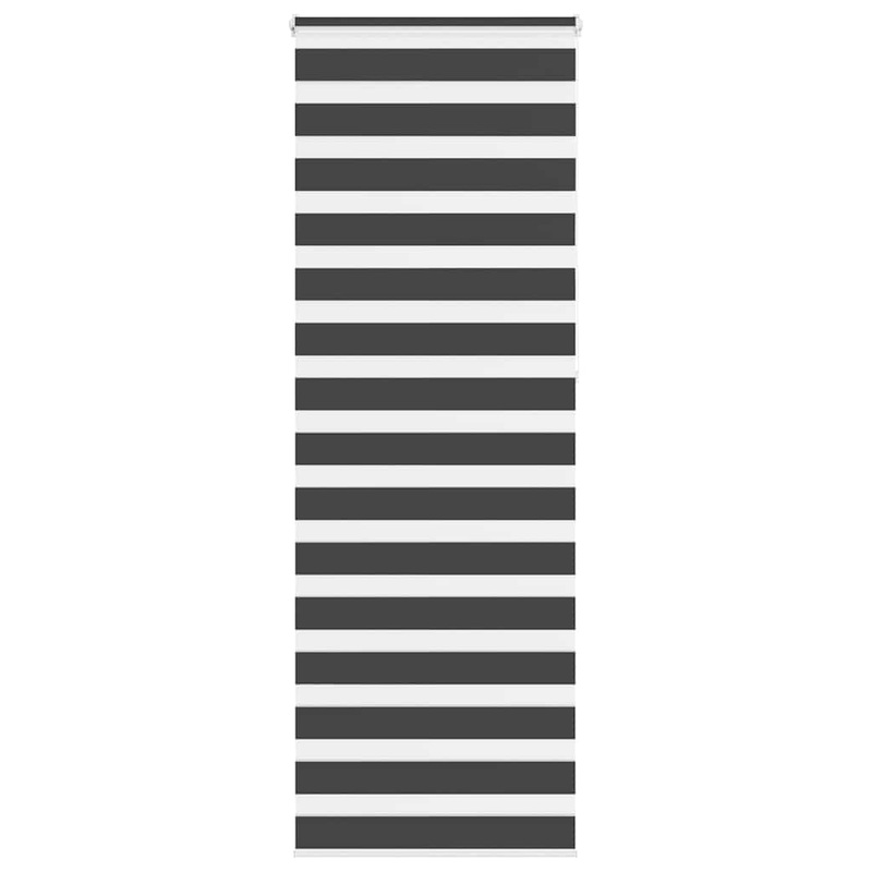 Store zbre noir 75x230 cm largeur du tissu 70,9 cm polyester